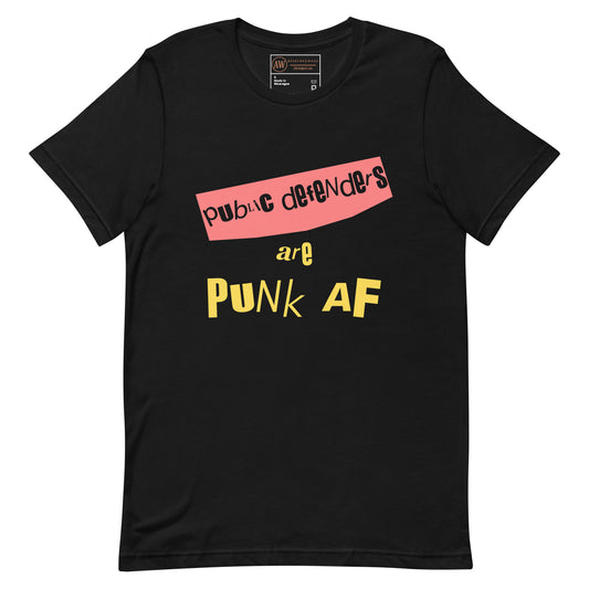 Public defenders are punk AF shirt