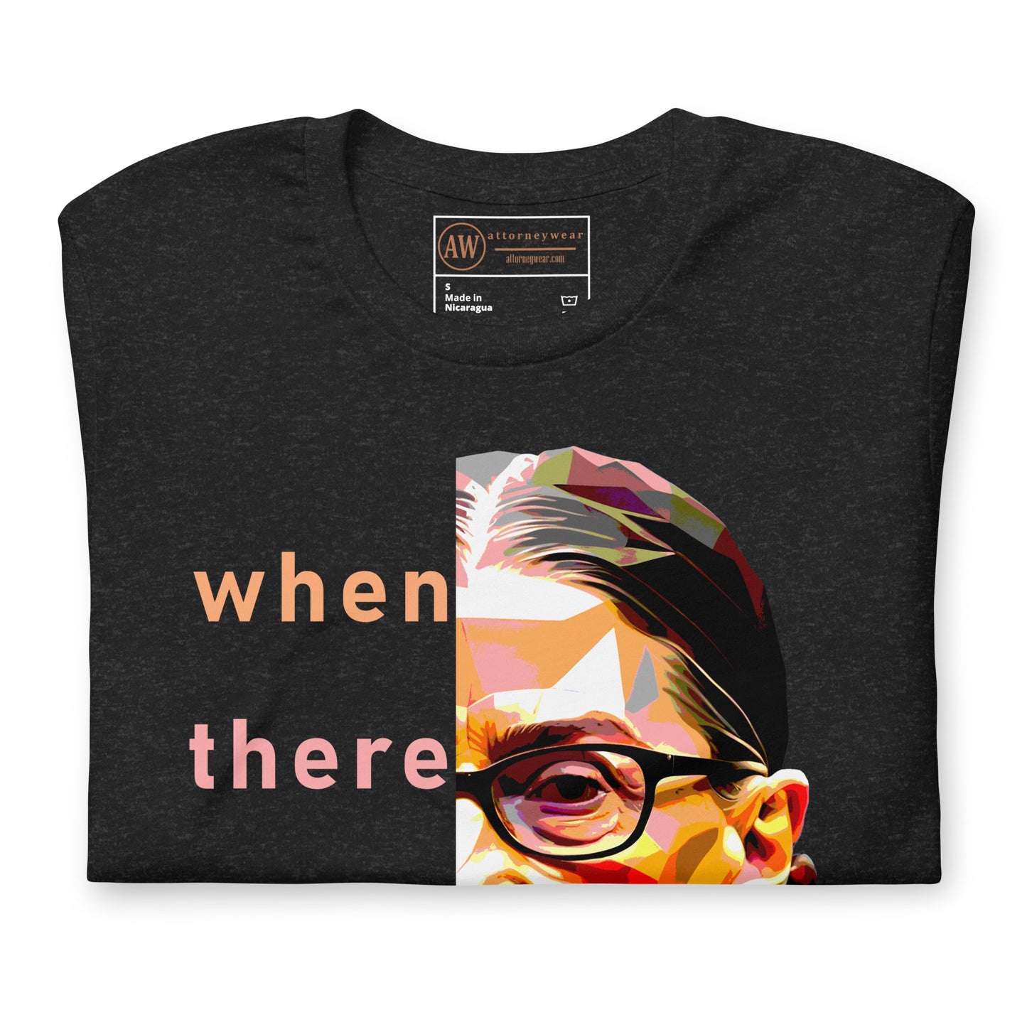 "when there are nine" RBG shirt