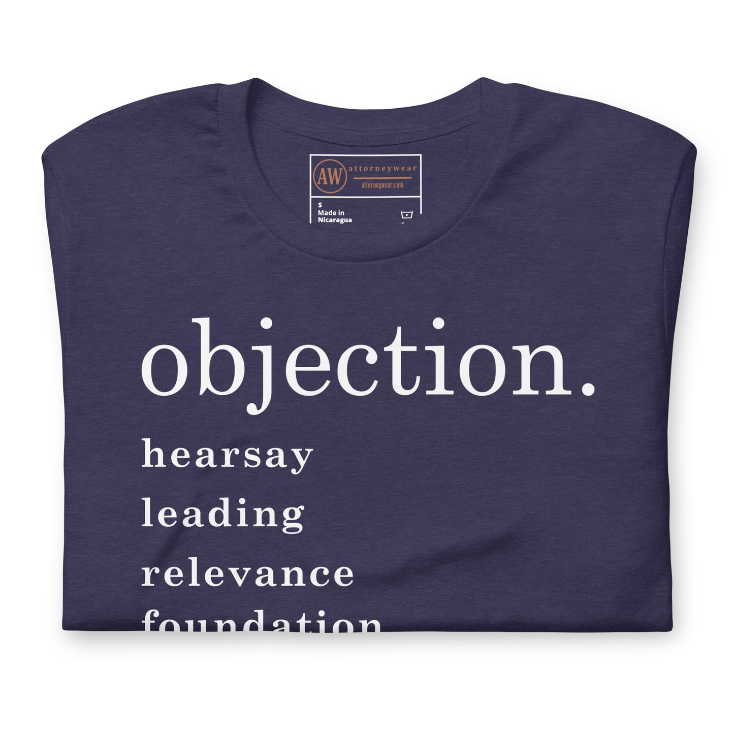 Common objections shirt